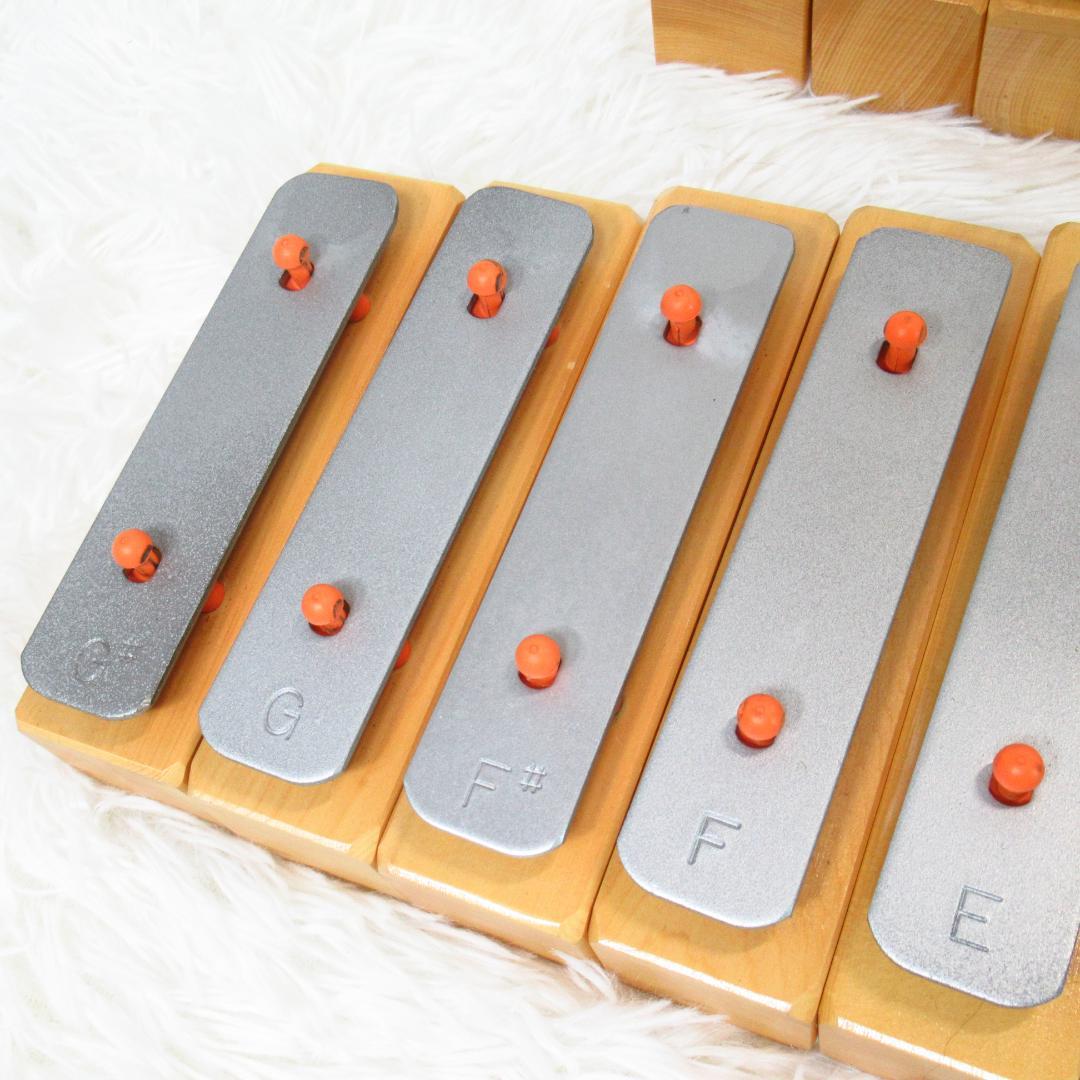 サクランボ！サウンドブロック 音積み木 25音セット グロッケン 鉄琴