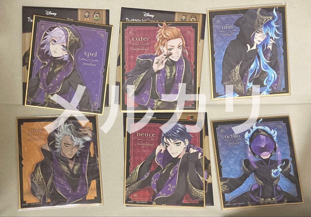 「ツイステッド・ワンダーランド」 ミニ色紙・カード