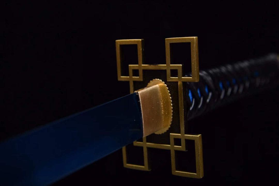 時透無一郎 本牛革柄巻 武具 鑑賞刀 居合刀 模造刀 舞踊刀 日輪刀