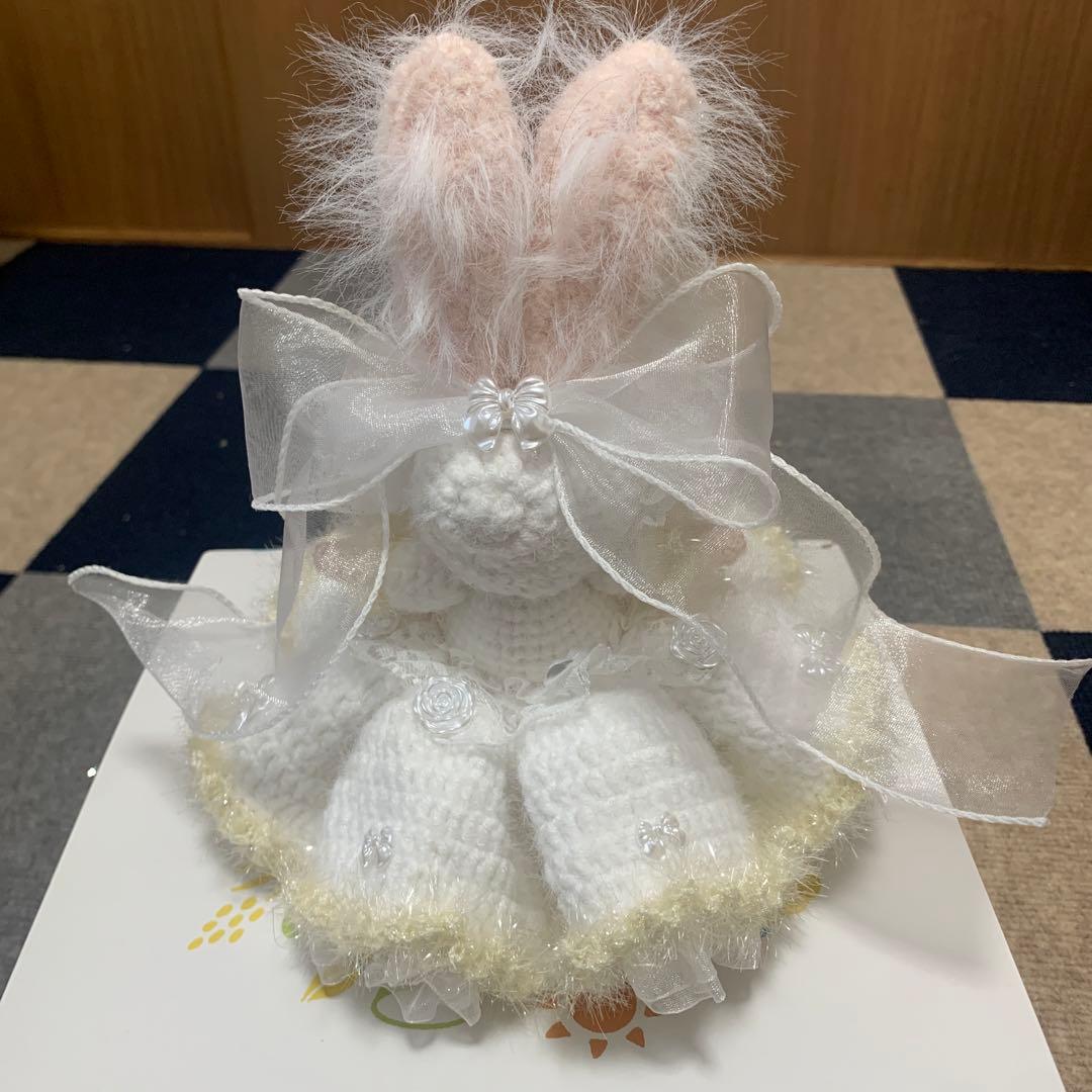 ウサギ耳ドール 手作り ぬいぐるみ