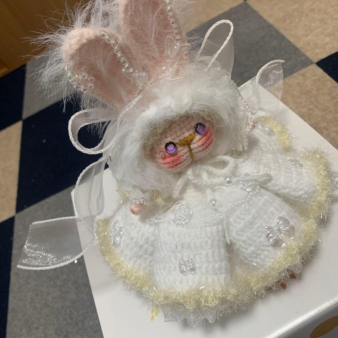 ウサギ耳ドール 手作り ぬいぐるみ