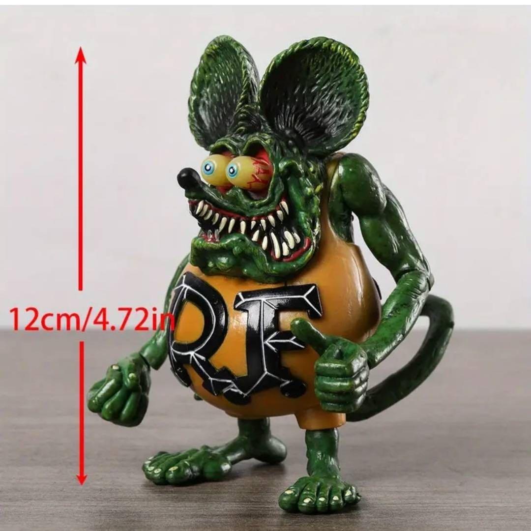 新品未開封　ラットフィンク　フィギュア　手足可動式　5体セット