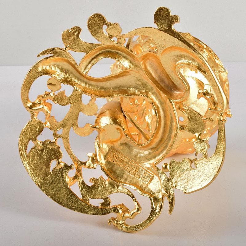 韓国　扶餘陵山里出土　百済金銅大香爐　復刻品　国立中央博物館　M　R4968B