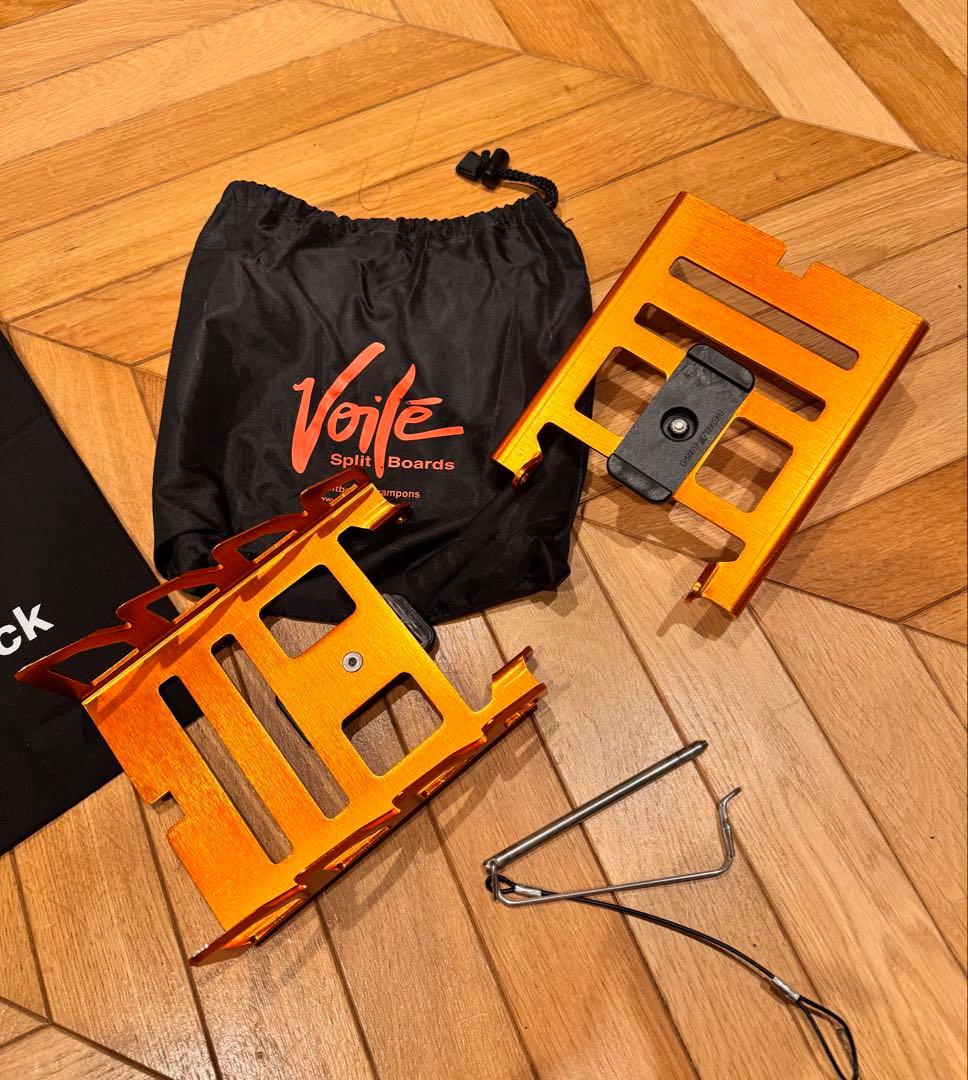 Voile スプリットボード　クランポン　オレンジ（gentem袋おまけ）