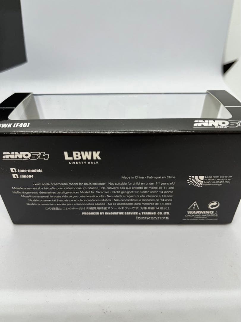 INNO MODEL(イノモデル)　LBWK　F40クローム チェイス