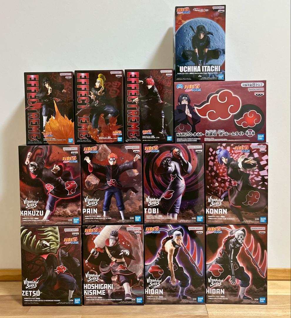 NARUTO 暁　フィギュア　コンプリート&イタチセット　合計13点