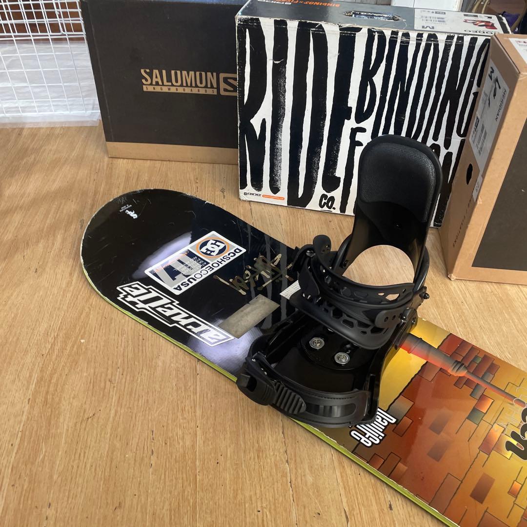 SCOOTER　名作DL　良質国産スノーボードセットOGASAKA製　バイン付