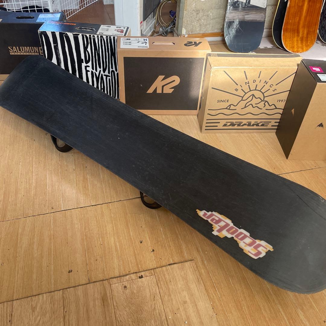 SCOOTER　名作DL　良質国産スノーボードセットOGASAKA製　バイン付