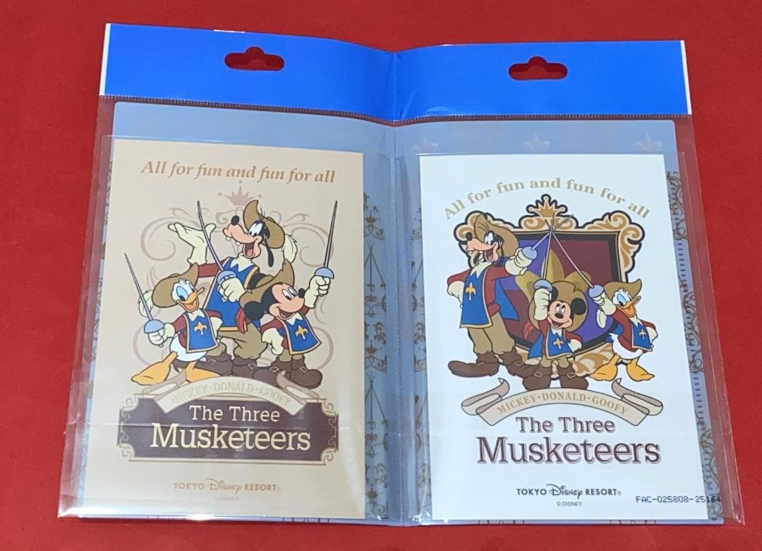 専用　近沢レース タオルハンカチ4枚　ディズニーリゾート ポストカード 三銃士