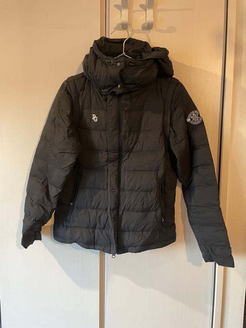 パーリーゲイツ 2way ダウンジャケット ダウンベスト 黒 サイズ0