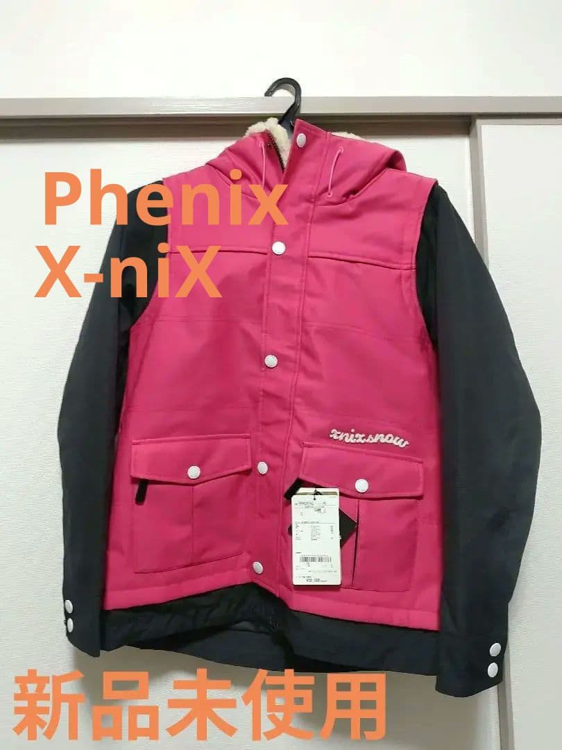 Phenix X-niX スノボウェア レディース ピンク×ブラック