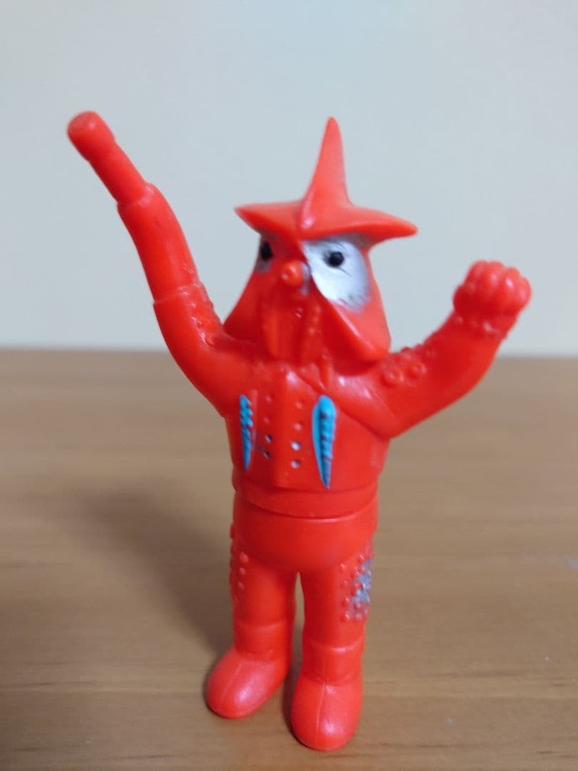 【当時もの稀少！】ポピー　ミニソフビ　イカファイア　仮面ライダーV３