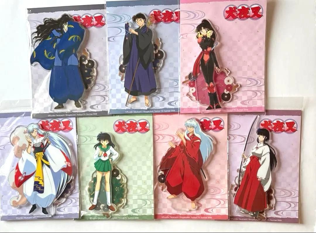 犬夜叉　犬夜叉カフェ　上海限定　アクリルスタンド　まとめ売り　殺生丸　奈落　弥勒