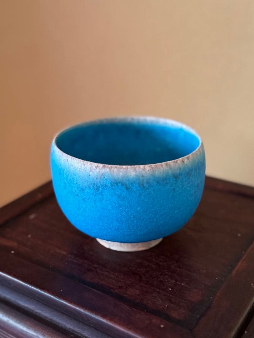 山田想　青茶碗　常滑　人気作家