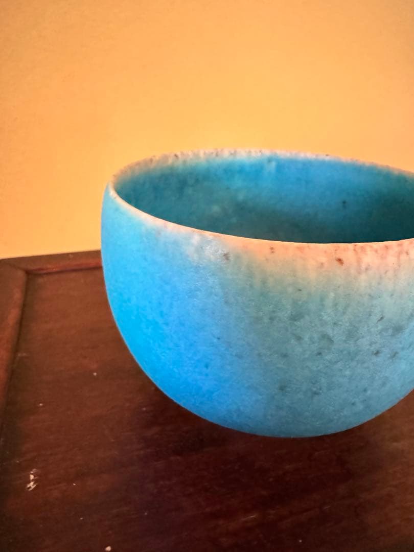 山田想　青茶碗　常滑　人気作家