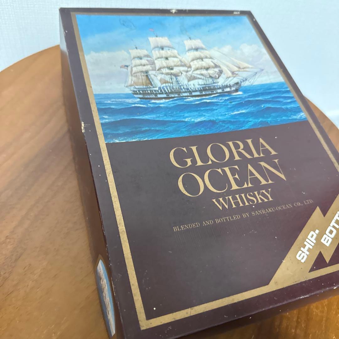 【未開栓】三楽オーシャン ウイスキー グロリアオーシャン シップボトル 特級