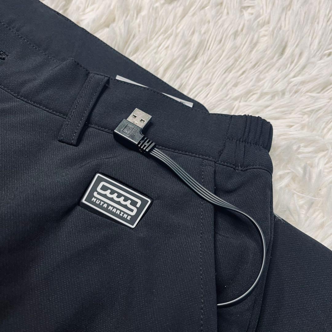 メンズウェア muta marine Cross Heat Slacks Black 6(L)