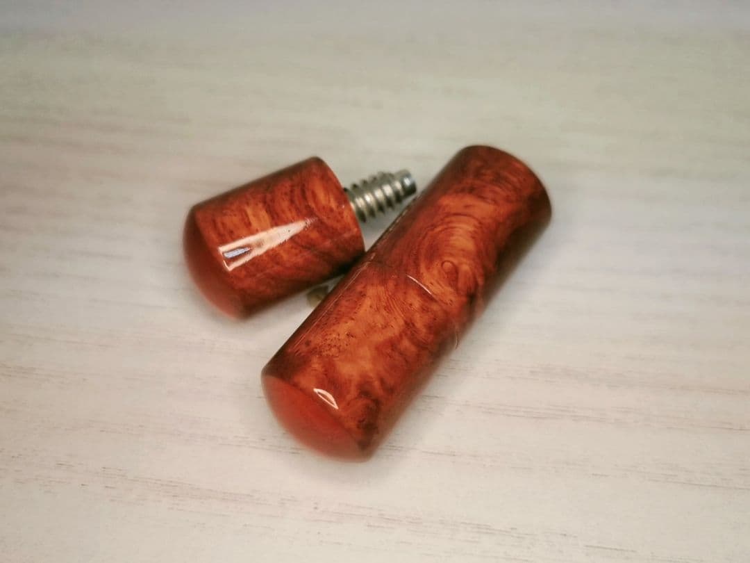 [14山]ジョイントキャップ アンボイナバール/ピンクアイボリー 1B2S