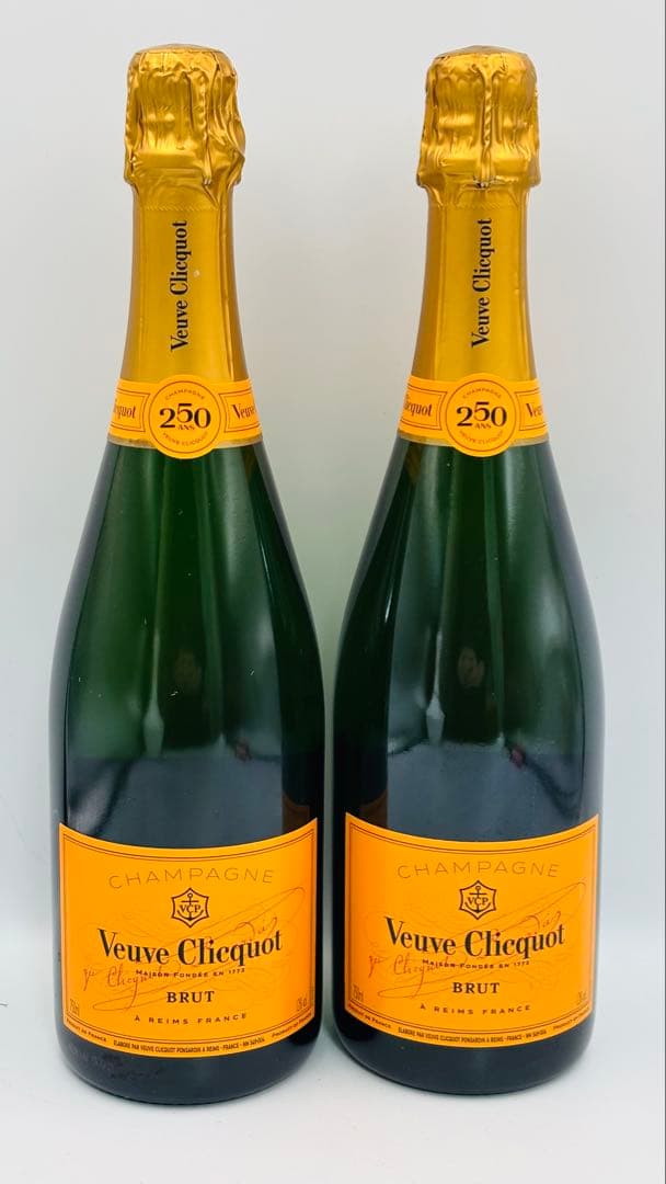 未開栓 VEUVE CLICQUOT ヴーヴ クリコ ブリュット 2本セット