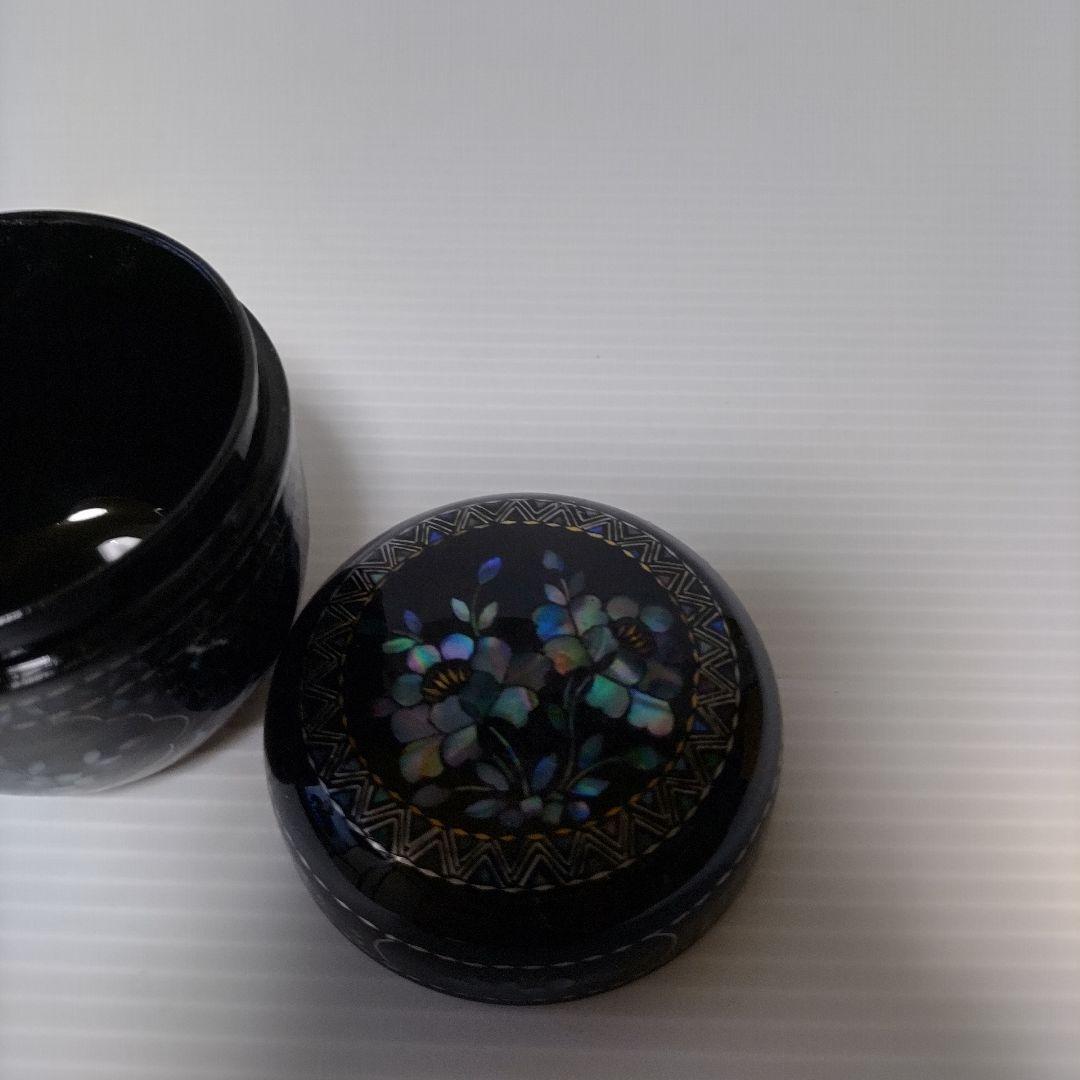 茶道具 棗 螺鈿　　茶筅のセット　新品未使用　送料無料　匿名配送