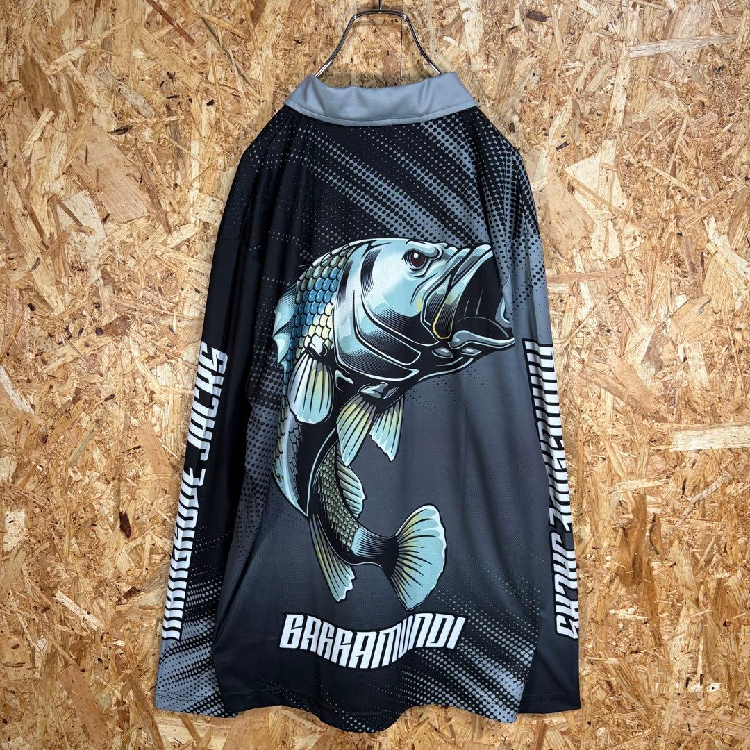 マングローブ ジャックス フィッシングシャツ 釣り魚 Lサイズ速乾性