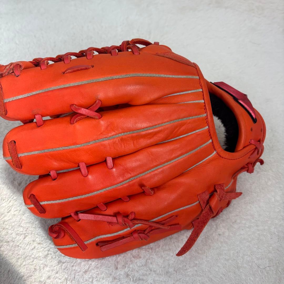 美品 使用感少なめMizuno Will Drive 軟式グローブ オレンジ