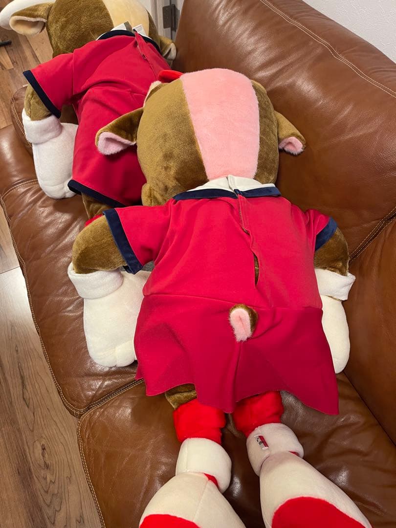 鹿島アントラーズ　しかお&しかこ特大ぬいぐるみセット