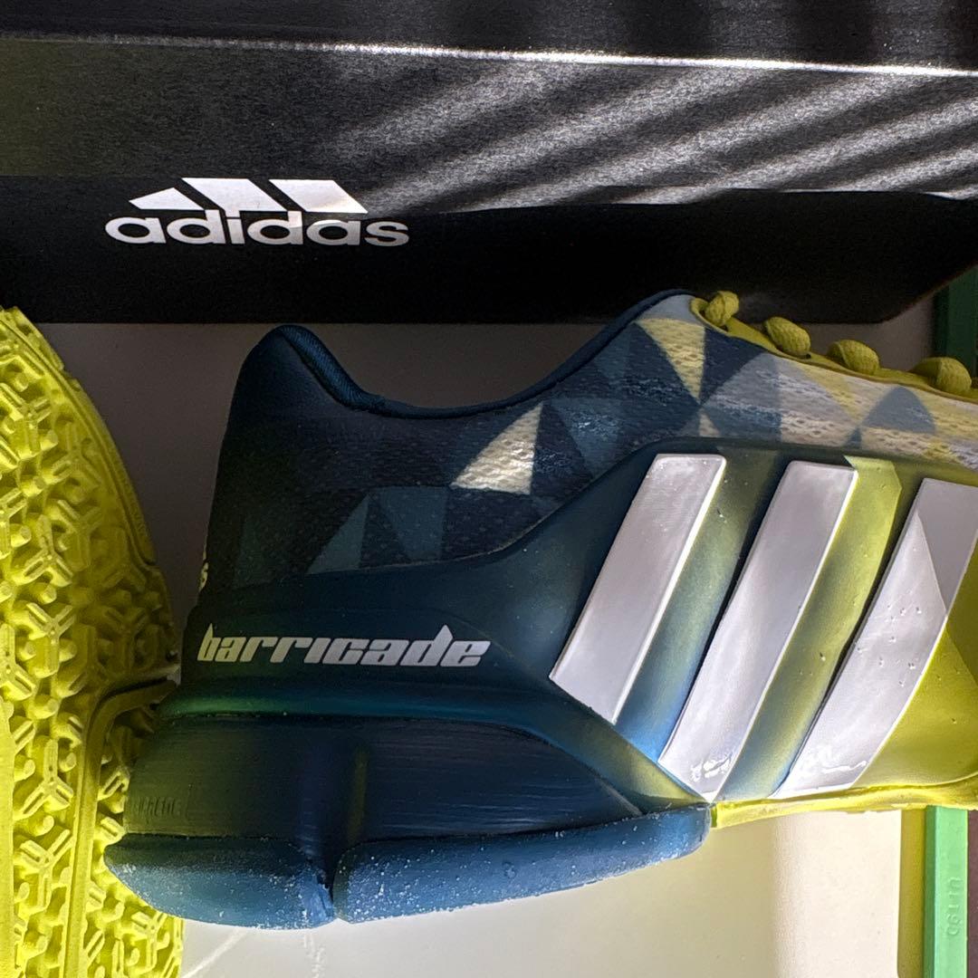 【新品未使用】adidas Barricade2016 ocテニスシューズ箱有り