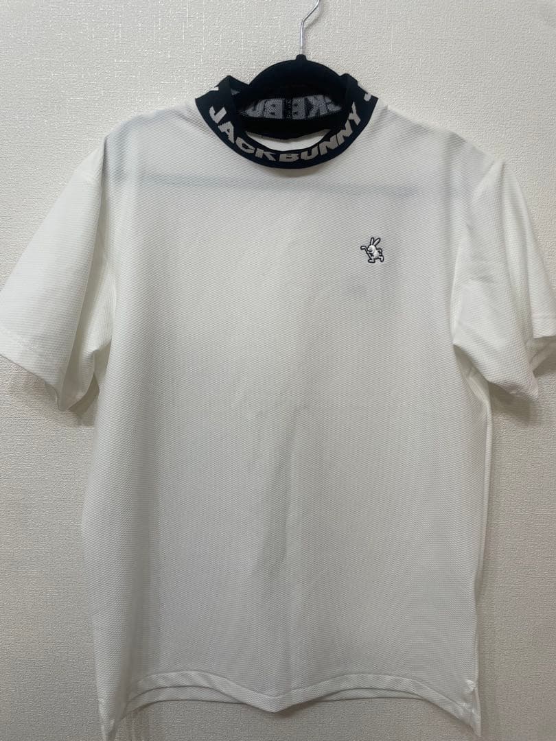 ジャックバニー　メンズ　モックネック　白　新品
