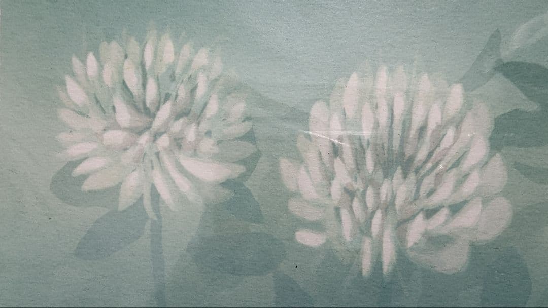 【お値下げ！限定品】時任　亜矢子　しろつめくさ（2）シルクスクリーン