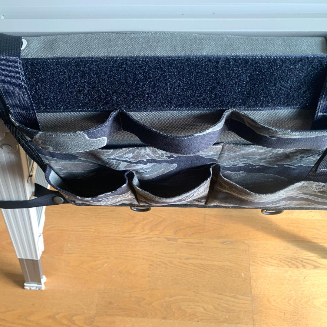 長谷川工業　足場台　カスタム　オーガナイザー　ウォールポケット　帆布