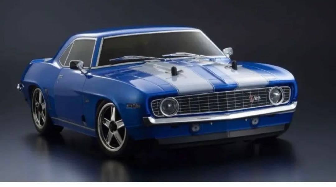 京商エンジンRC1969年式シボレーカマロルマンブルーレディセット