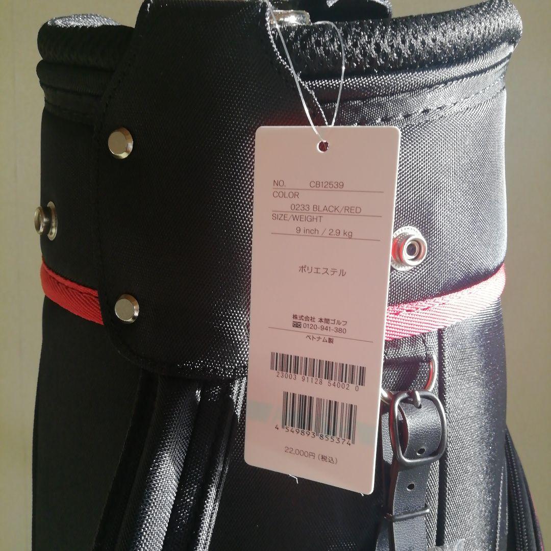 HONMA キャディバッグ 黒/赤　新品