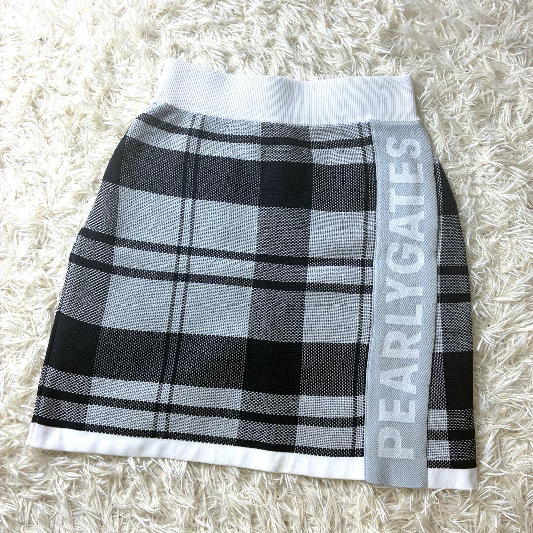 パーリーゲイツ 秋冬 レディース ゴルフウェア セットアップ チェック Sサイズ