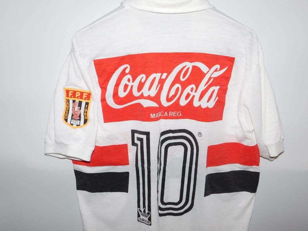 1990 SPFC adidas＆Coca-Colaバージョン公式戦使用品　本物