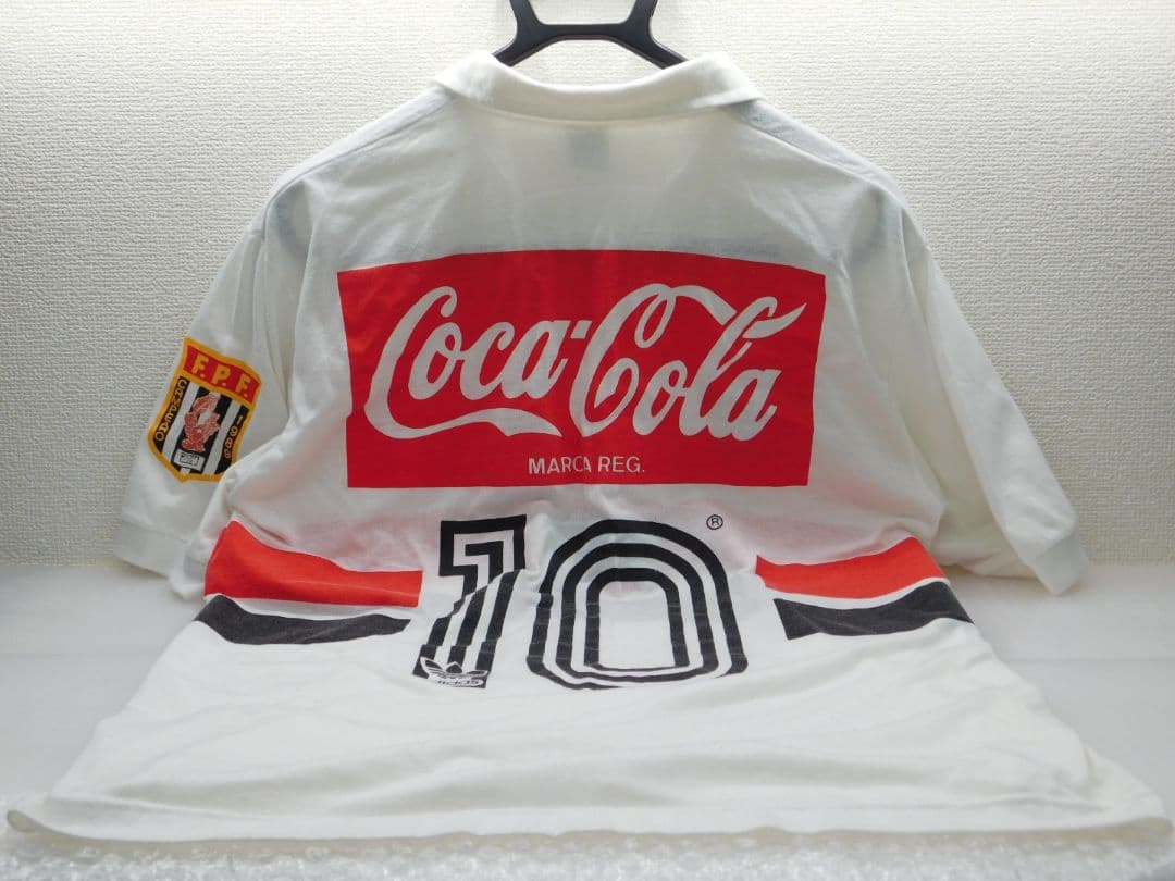 1990 SPFC adidas＆Coca-Colaバージョン公式戦使用品　本物