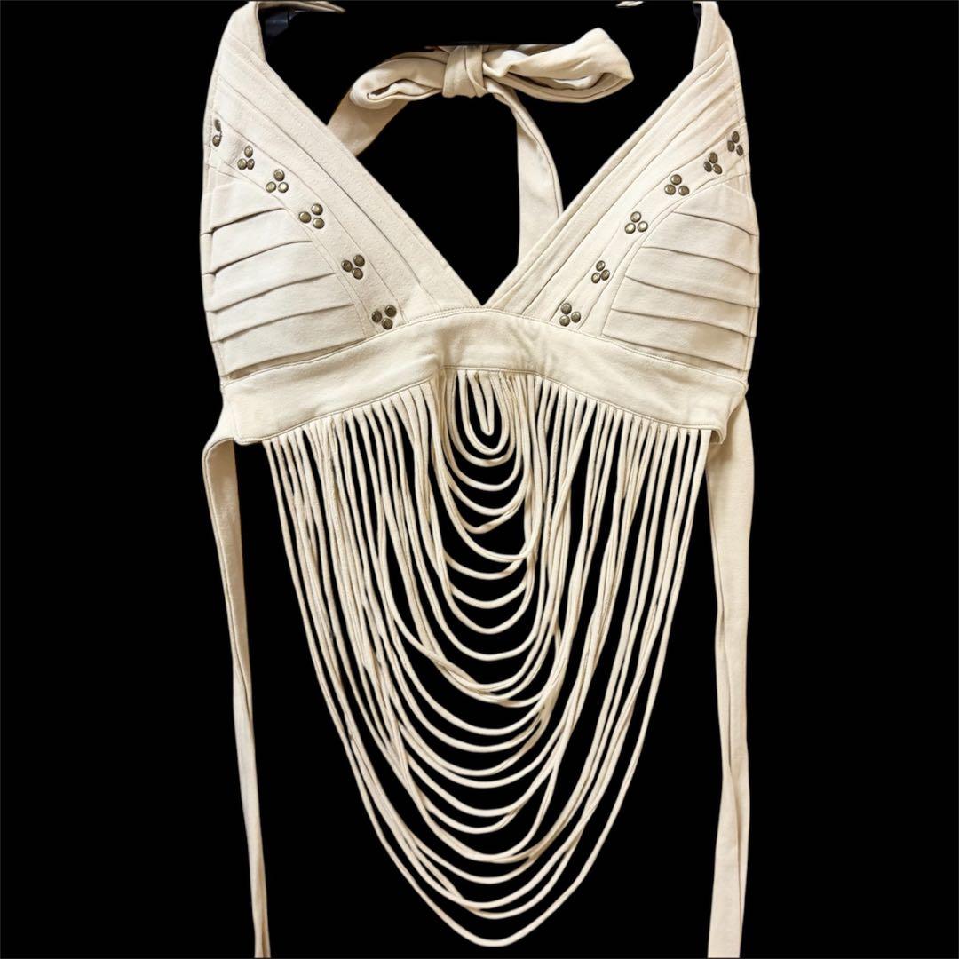 ベリーダンス衣装 ブラトップ＋スカート 白系 kayo