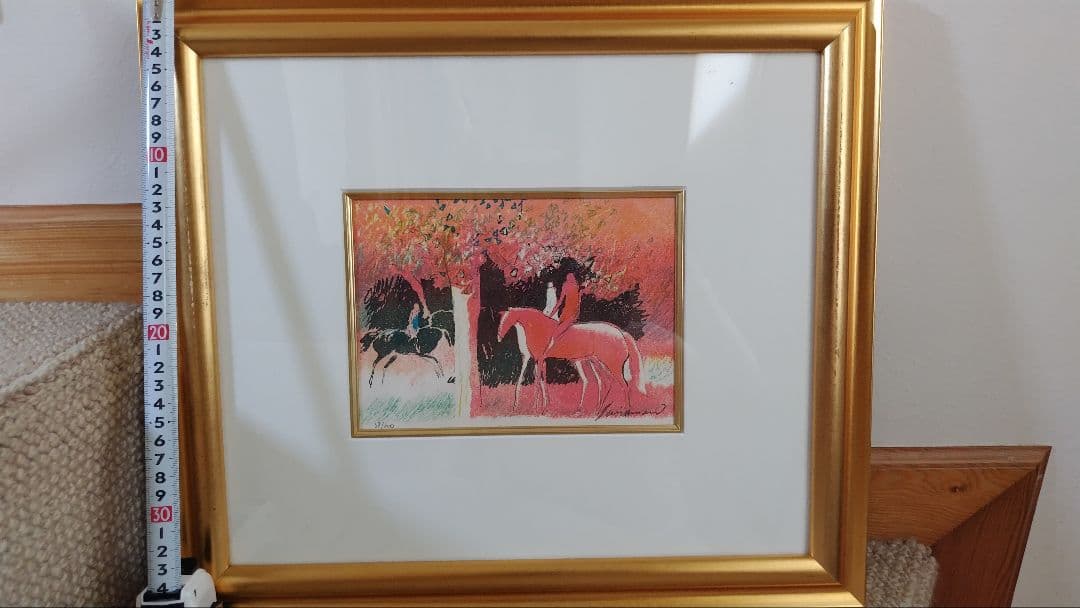 ポールギヤマン 森の赤い馬