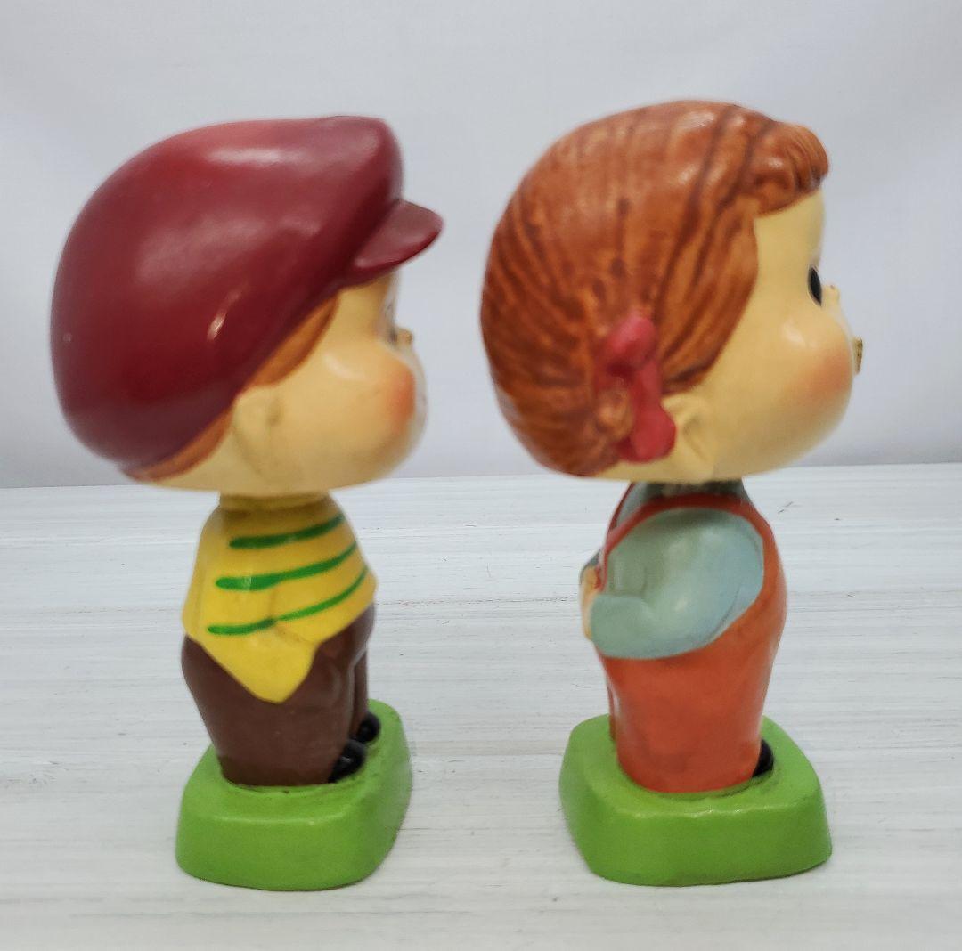 ペコちゃん　ポコちゃん　首振り　人形　レトロ　アンティーク　日本製