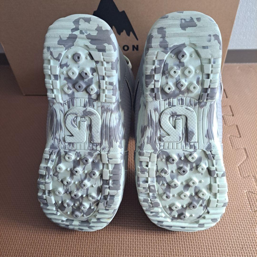 BURTON ZIPLINE 子ども用スノーボードブーツ グレー