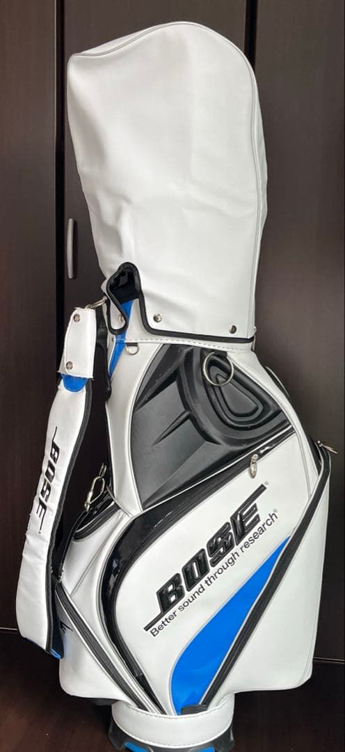 BOSE キャディバッグ ホワイト/ブルー
