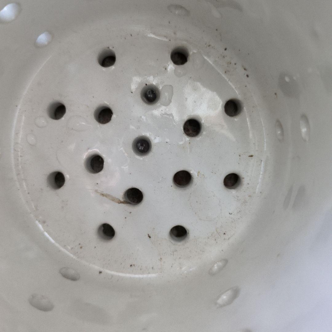 フランス　アンティーク　チーズ 大き目　水切り　フィセル　陶器　キャニスター