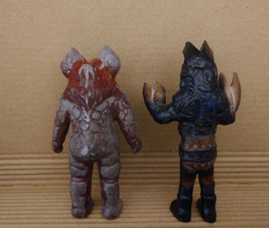 【当時物】【美研】ウルトラマン スケールモデル怪獣☆バルタン星人☆イカルス星人
