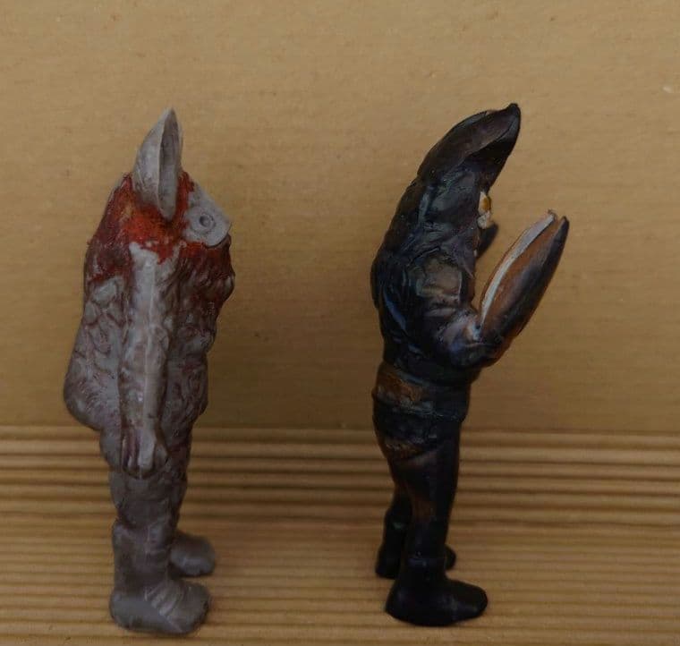 【当時物】【美研】ウルトラマン スケールモデル怪獣☆バルタン星人☆イカルス星人