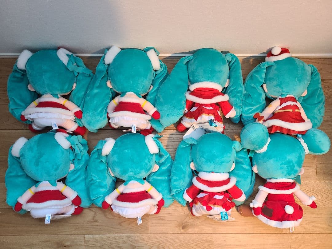 初音ミク クリスマス ぬいぐるみ 8個