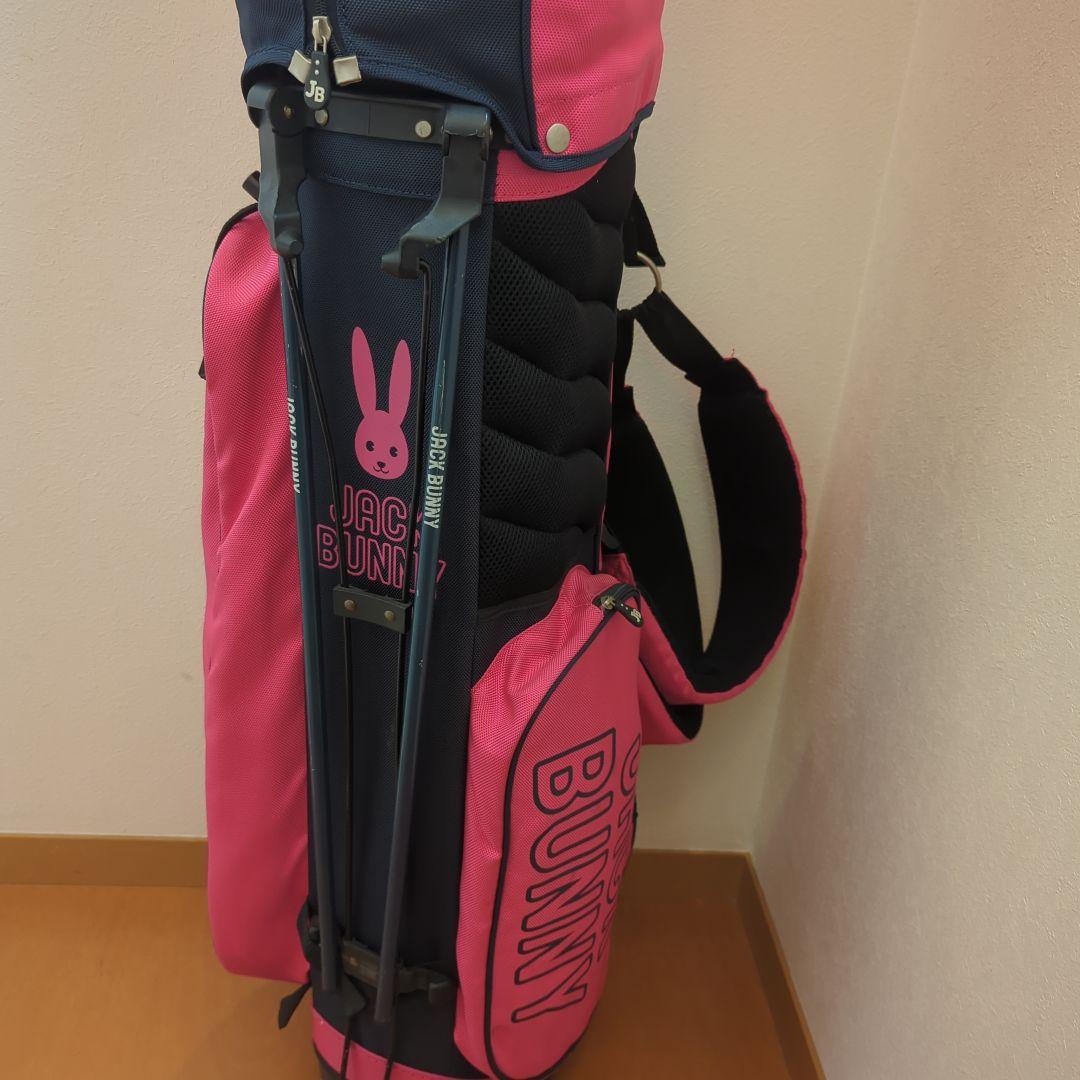 ジャックバニー　キャディーバック　ピンク