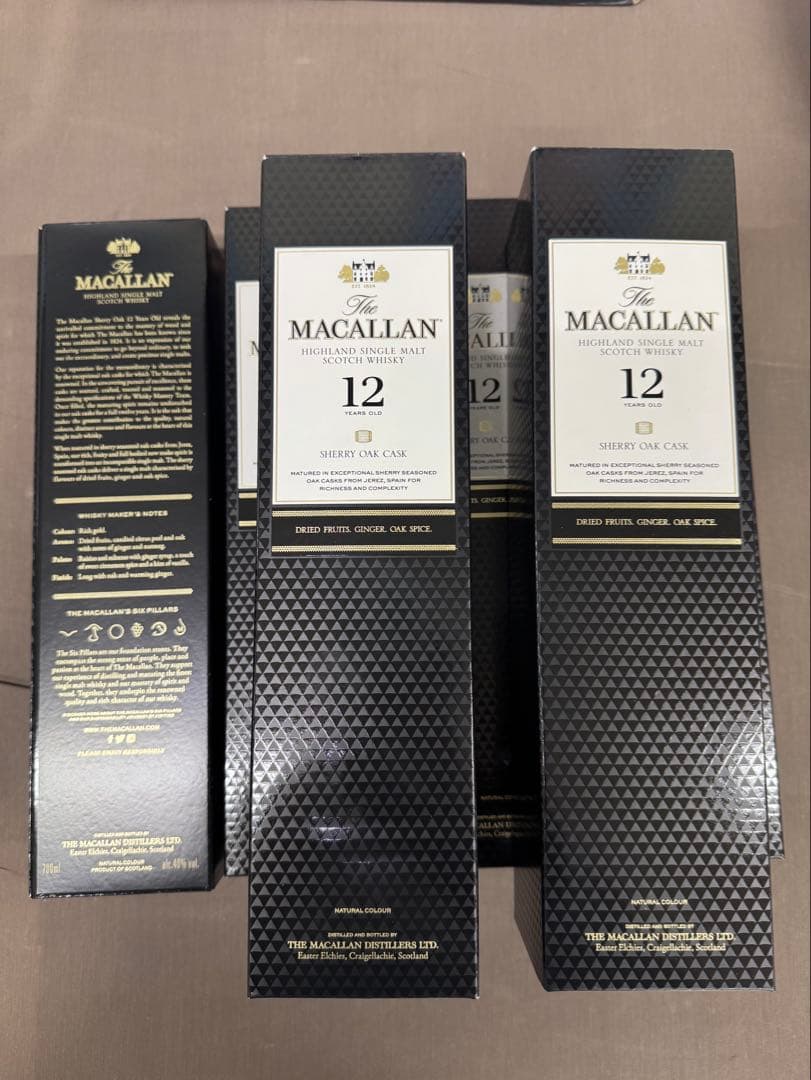 MACALLAN 12年 シェリーオーク 700ml 6本セット