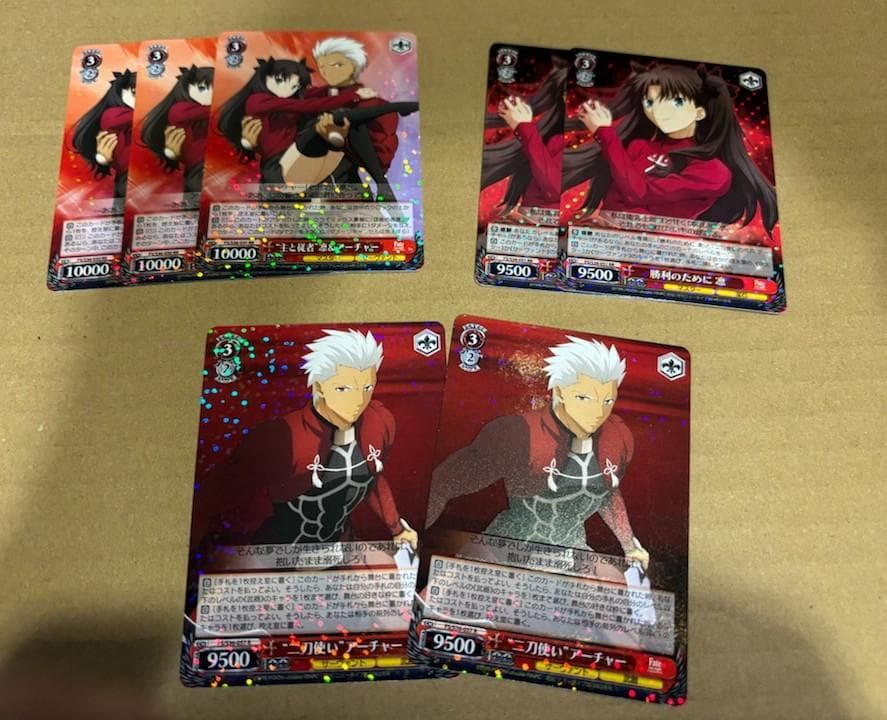 WS　Fate/stay night　凛＆アーチャー　ストブ4扉　デッキ