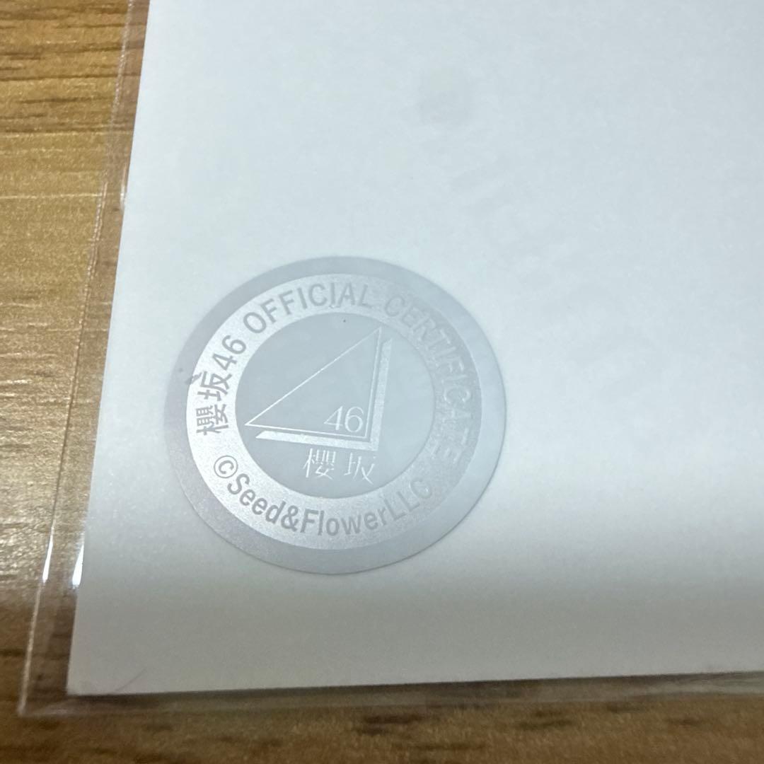 櫻坂46 守屋麗奈さん直筆サイン入り生写真(2024年浴衣)