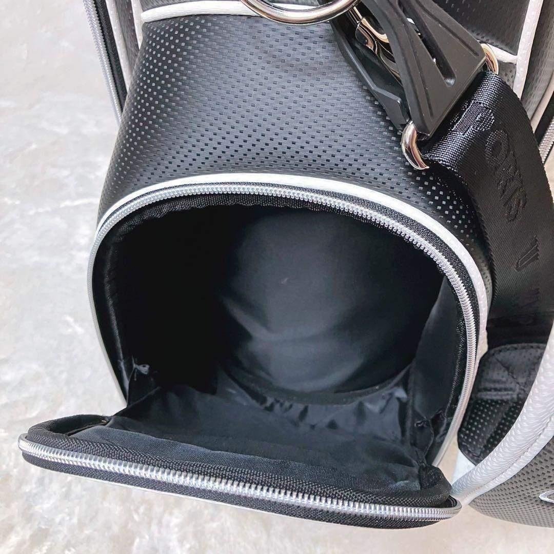 M・U SPORTS 25年秋冬新作 サガラ刺繍キャディバッグ ブラック